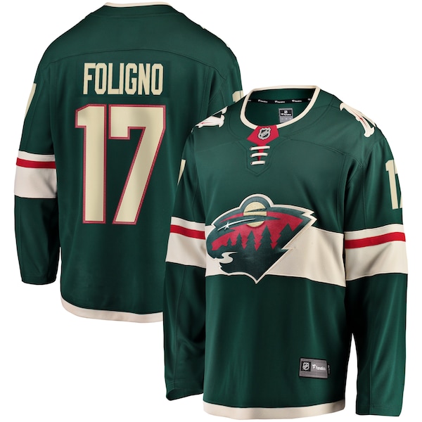 Marcus Foligno Minnesota Wild Fanatics Breakaway Jersey Green 2026/27