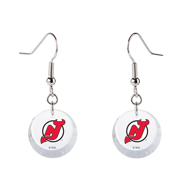 NEW Jersey Devils Swarovski Team Logo Earrings 2025/26