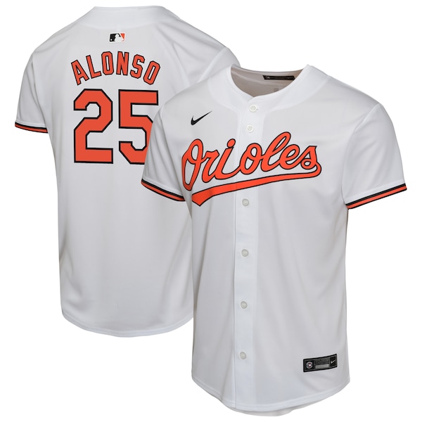 Pete Alonso Baltimore Orioles Nike Youth Game Player Jersey White 2025/26