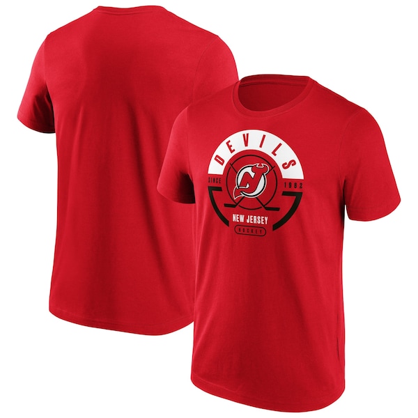 Camiseta NEW Jersey Devils Fanatics Branded Block Party Rojo Hombre 2025/26