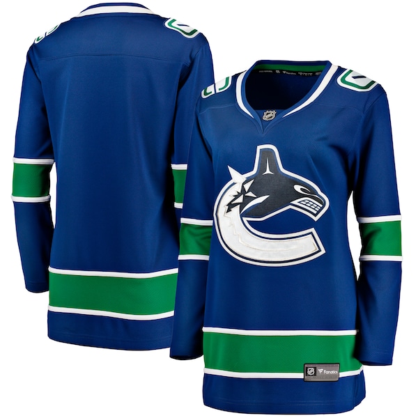 Vancouver Canucks Fanatics Womens Premier Breakaway Jersey Blue 2025/26