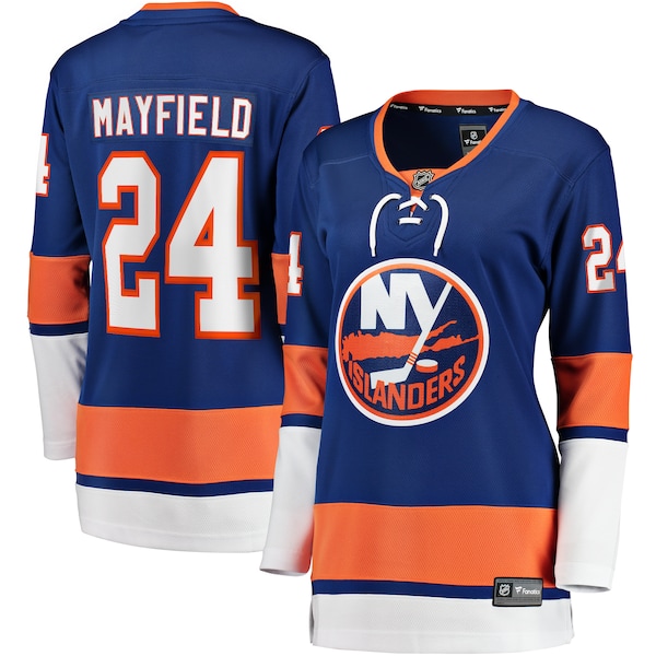Fanatics Scott Mayfield Royal NEW York Islanders Breakaway Jersey 2025/26