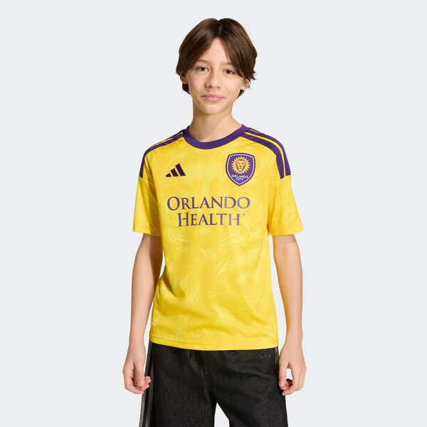 Orlando City SC Adidas Youth 2026 Sunken Treasure KIT Replica Jersey Gold 2026
