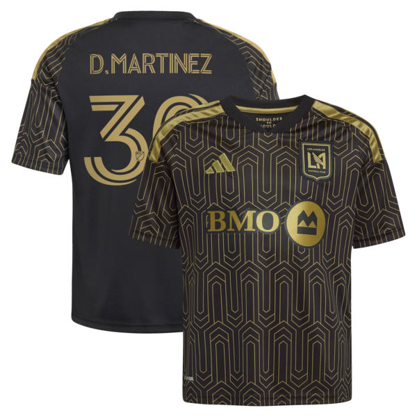 Adidas David Martinez Black Lafc 2026 Primary KIT Replica Jersey 2026