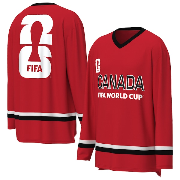 Fifa World CUP 2026 Outerstuff Canada Hockey Jersey RED 2026