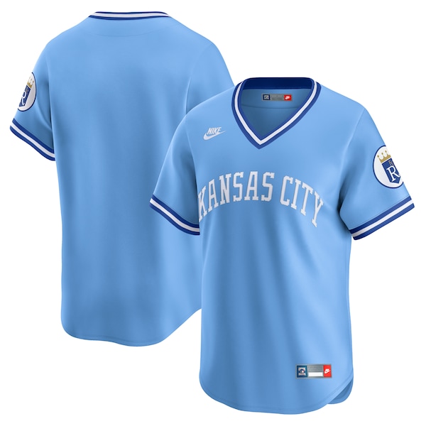 Kansas City Royals Nike Cooperstown Collection Limited Jersey Light Blue 2025/26