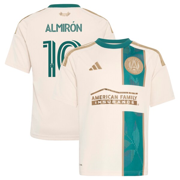 Miguel Almiron Atlanta United FC Adidas Youth 2026 Spirit OF 96 Replica Jersey TAN 2026