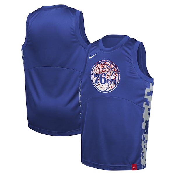 Philadelphia 76ers Nike Youth Courtside Starting Five Team Jersey Royal 2025/26