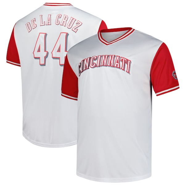 Elly DE LA Cruz Cincinnati Reds Profile BIG AND Tall Name AND Number Jersey White 2025/26