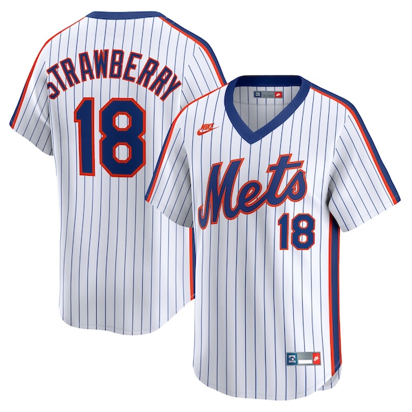 Darryl Strawberry NEW York Mets Nike Throwback Cooperstown Collection Limited Jersey White 2026/27