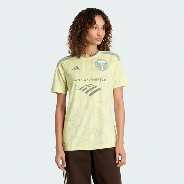 Adidas Yellow Portland Timbers 2026 Civic Stadium KIT Replica Jersey 2026