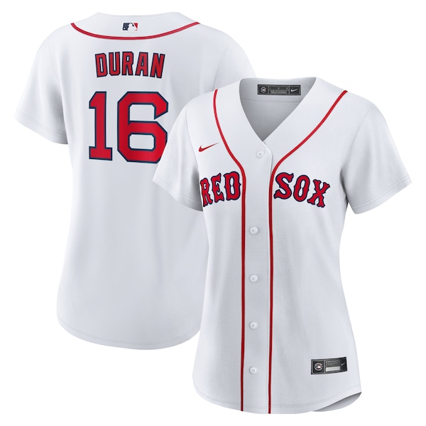 Jarren Duran Boston RED SOX Nike Womens Replica Player Jersey White 2025/26