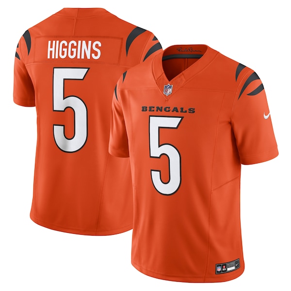 TEE Higgins Cincinnati Bengals Nike Vapor Fuse Limited Jersey Orange 2026/27