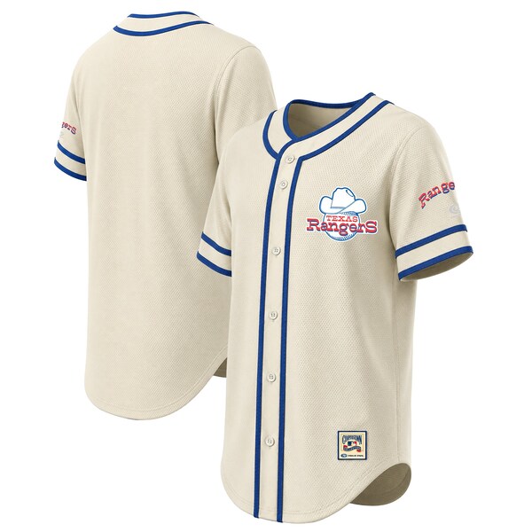 Texas Rangers Stitches Throwback Fashion Jersey Natural 2026/27