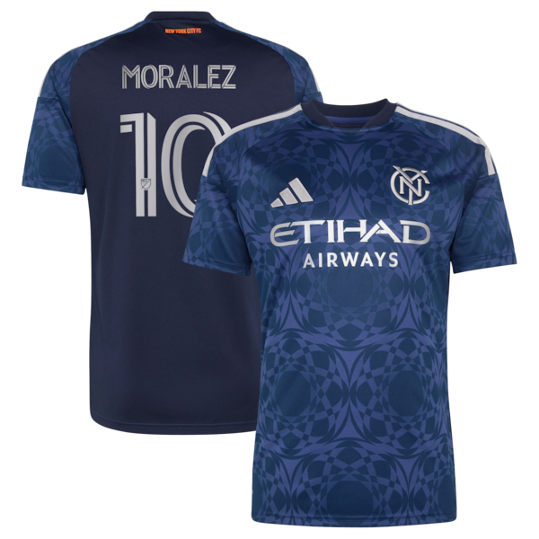 Maximiliano Moralez NEW York City FC Adidas 2026 THE ALL Nations KIT Replica Jersey Blue 2026