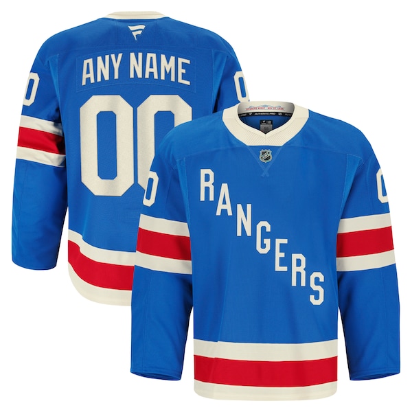 NEW York Rangers Fanatics Centennial Authentic PRO Custom Jersey Blue 2025/26