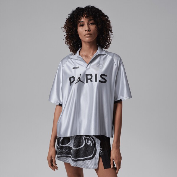 PSG Jordan 23 Trikot Reines Platin 2025/26