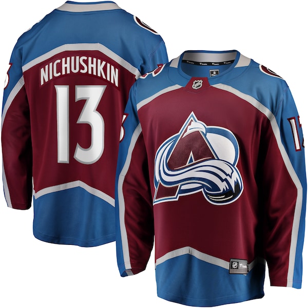 Valeri Nichushkin Colorado Avalanche Fanatics Breakaway Player Jersey Burgundy 2026/27