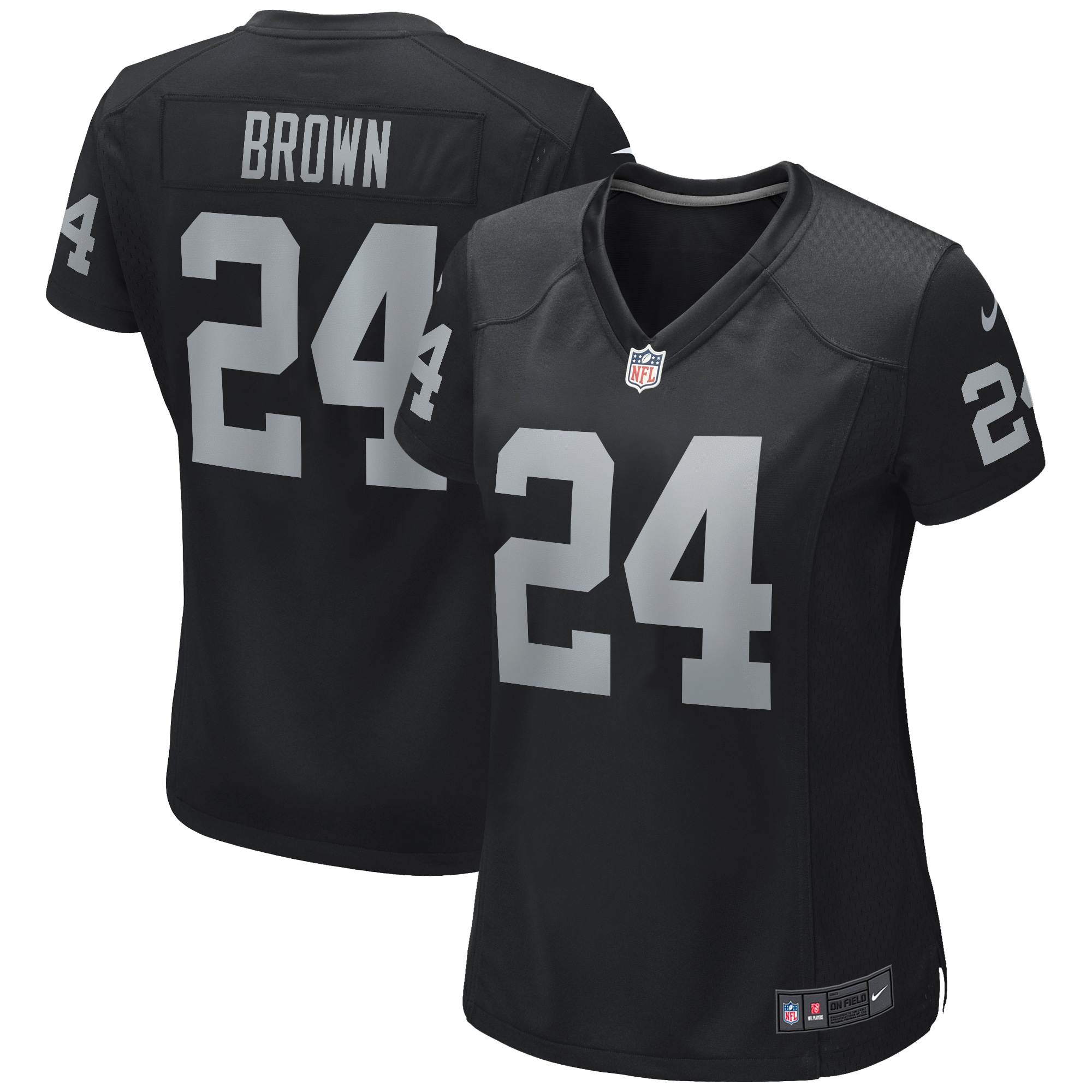 Willie Brown LAS Vegas Raiders Nike Womens Game Retired Player Jersey Black 2025/26