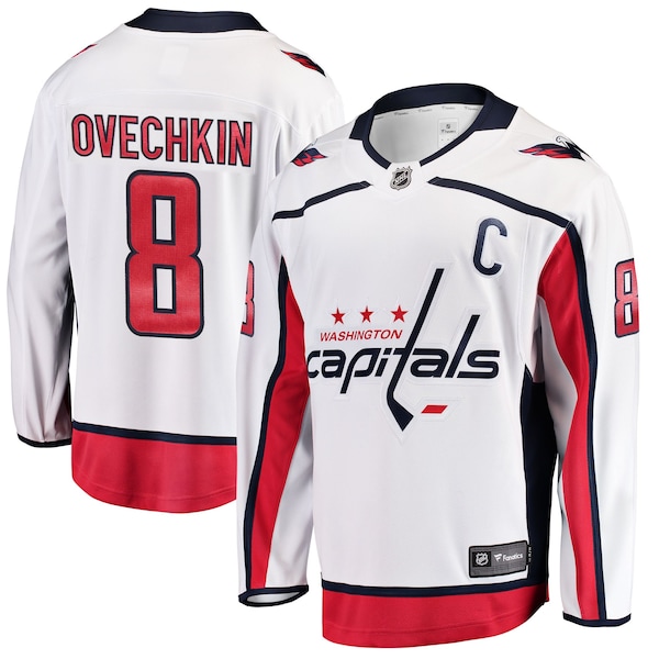 Alexander Ovechkin Washington Capitals Fanatics Breakaway Jersey White 2025/26