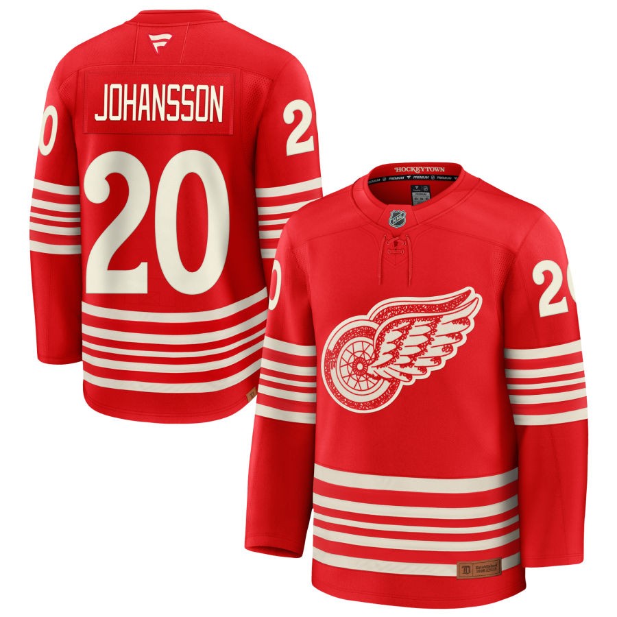 Detroit RED Wings Fanatics Centennial Premium Custom Jersey RED 2025/26