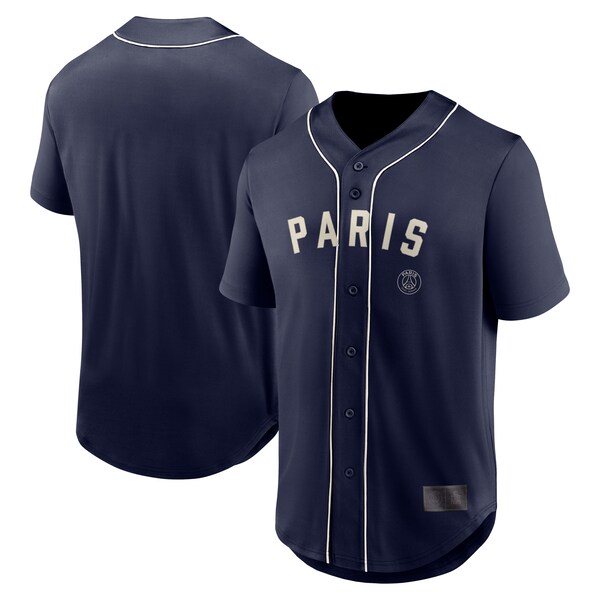 Paris Saint Germain Fanatics Oversized Baseball Jersey Navy 2025/26