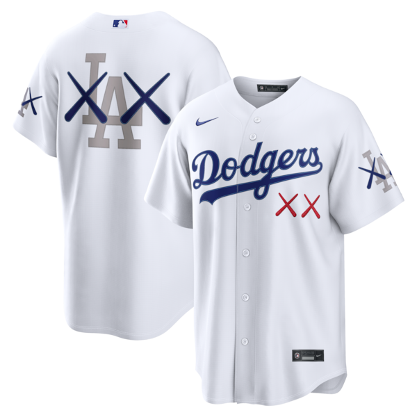 LOS Angeles Dodgers Nike X Kaws Stadium Jersey White 2025/26
