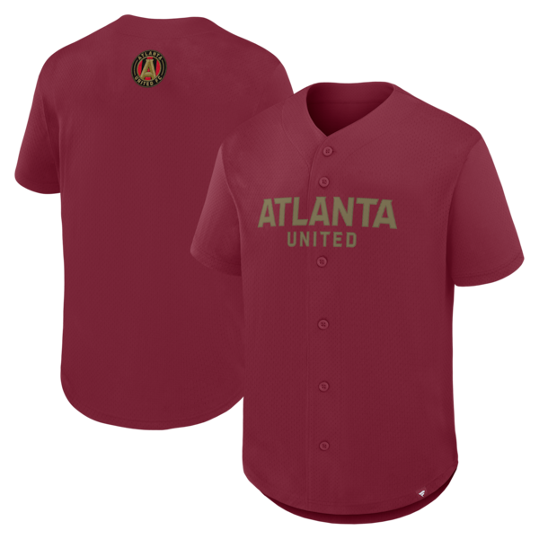 Atlanta United FC Fanatics Maximum Intensity Button UP Jersey RED 2025/26