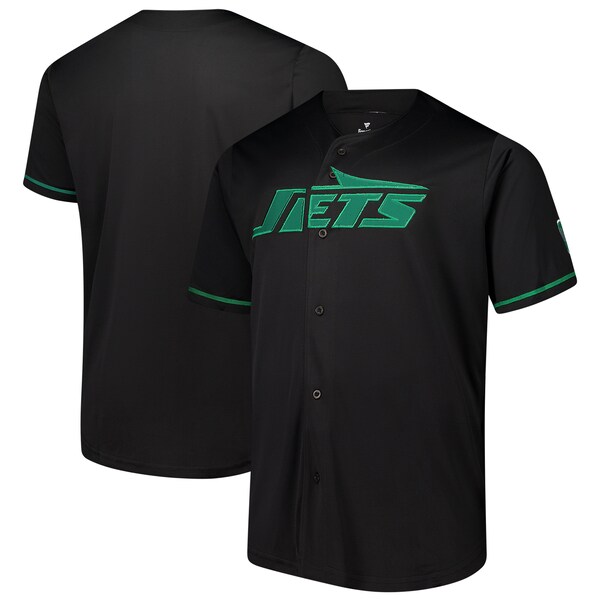 NEW York Jets Fanatics POP Full Button Jersey Black 2025/26