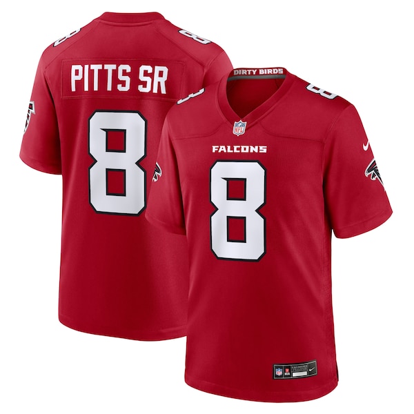 Kyle Pitts SR Atlanta Falcons Nike Game Jersey RED 2026/27