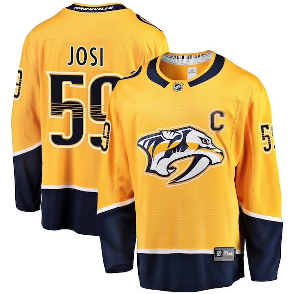 Roman Josi Nashville Predators Fanatics Breakaway Player Jersey Gold 2026/27