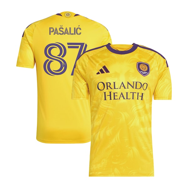Marco Pašalić Orlando City SC Adidas 2026 Sunken Treasure KIT Replica Jersey Gold 2026