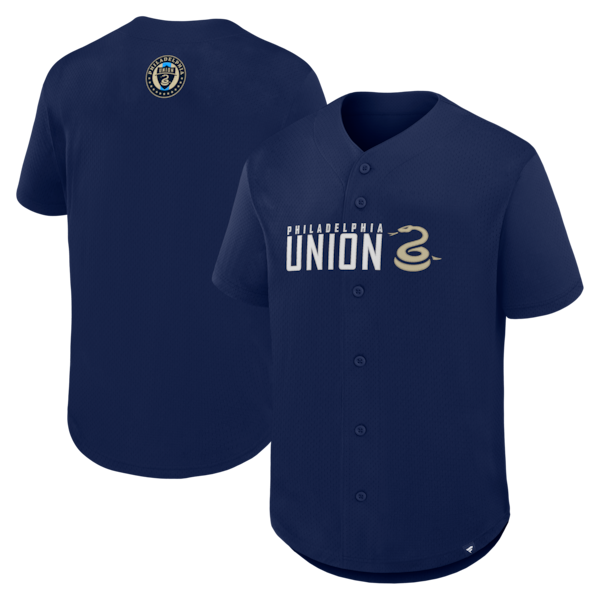 Philadelphia Union Fanatics Maximum Intensity Button UP Jersey Navy 2025/26