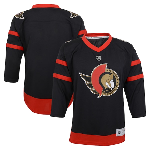 Ottawa Senators Preschool Replica Jersey Black 2025/26