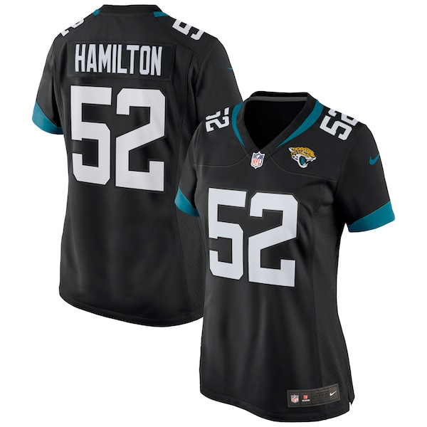 Davon Hamilton Jacksonville Jaguars Nike Game Jersey Black 2026/27