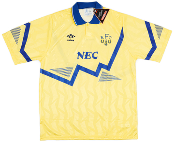 FC Everton Auswärtstrikot 1990/92