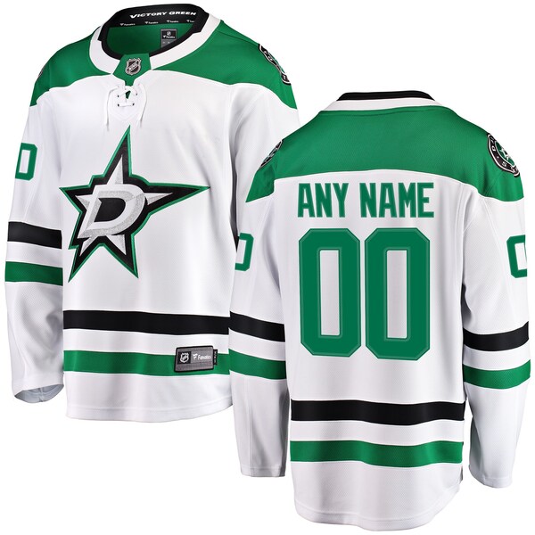 Dallas Stars Fanatics Breakaway Custom Jersey White 2025/26