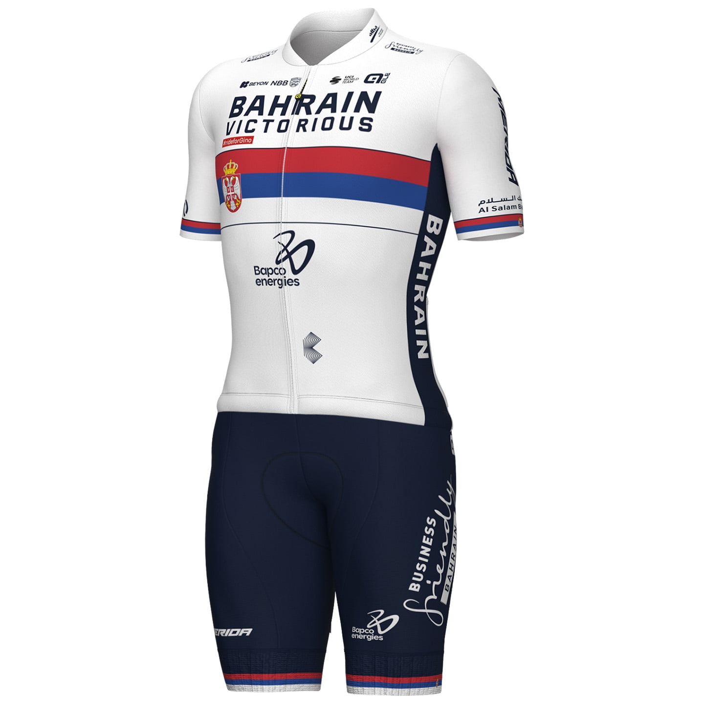 Team Bahrain Victorious Set (Trikot + Hose) 2024