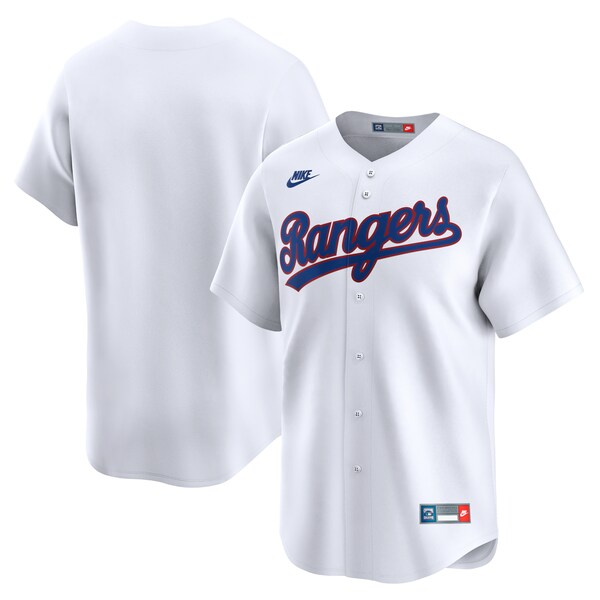 Nike White Texas Rangers Cooperstown Collection Limited Jersey 2025/26