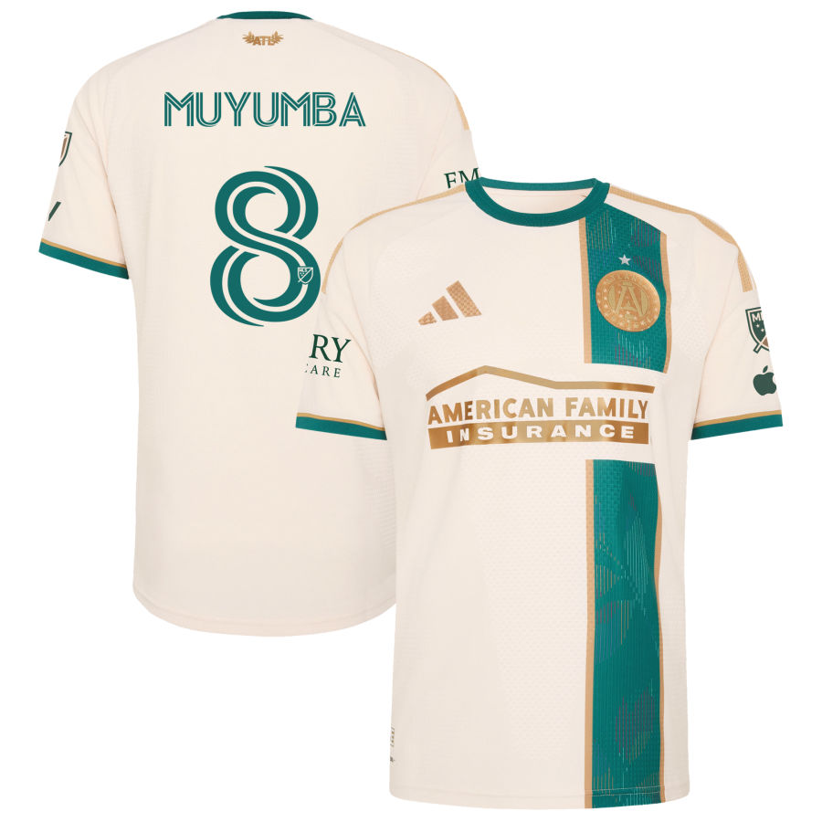 Atlanta United FC Adidas Youth 2026 Spirit OF 96 Replica Custom Jersey TAN 2026