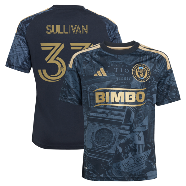 Adidas Quinn Sullivan Navy Philadelphia Union 2026 1776 KIT Replica Jersey 2026