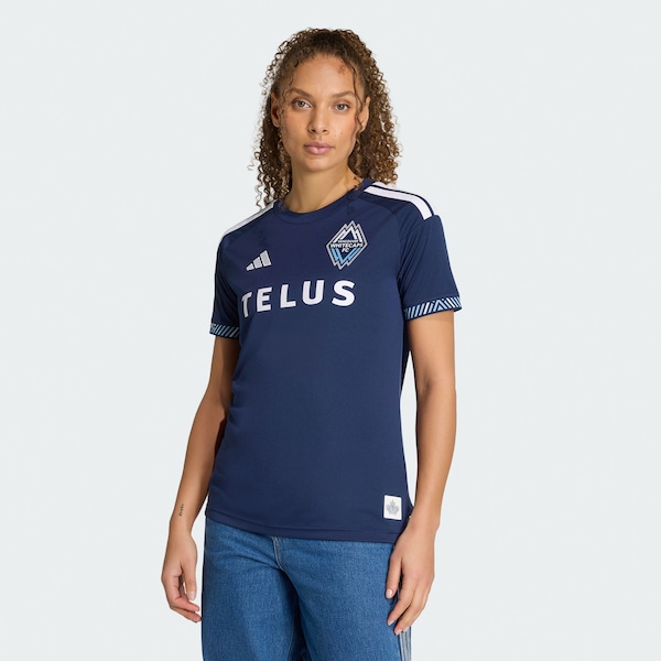 Vancouver Whitecaps FC Adidas Womens 2026 THE Coastal Jersey Replica Jersey Deep SEA Blue 2026