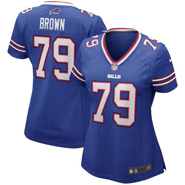 Nike Ruben Brown Royal Buffalo Bills Game Retired Player Jersey 2025/26