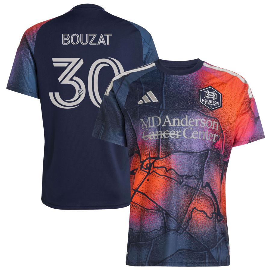 Houston Dynamo FC Adidas 2026 Mission Control Replica Custom Jersey Blue 2026