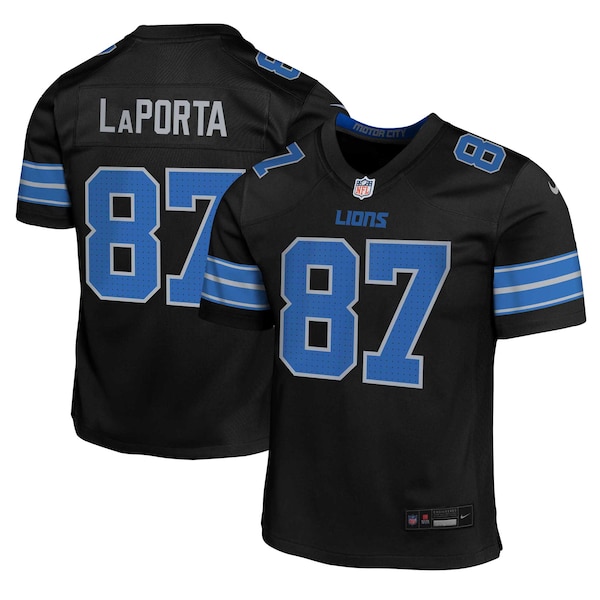 SAM Laporta Detroit Lions Nike Game Jersey Black 2025/26