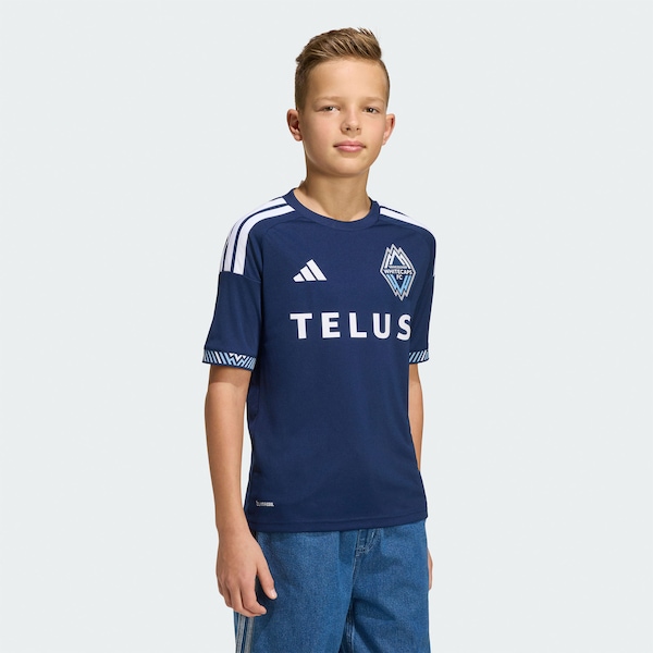 Vancouver Whitecaps FC Adidas Youth 2026 THE Coastal Jersey Replica Jersey Blue 2026