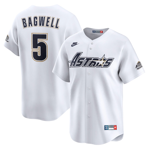 Jeff Bagwell Houston Astros Nike Throwback Cooperstown Collection Limited Jersey White 2026/27