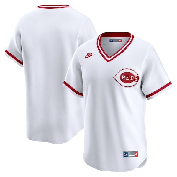 Cincinnati Reds Nike Cooperstown Collection Limited Jersey White 2026/27