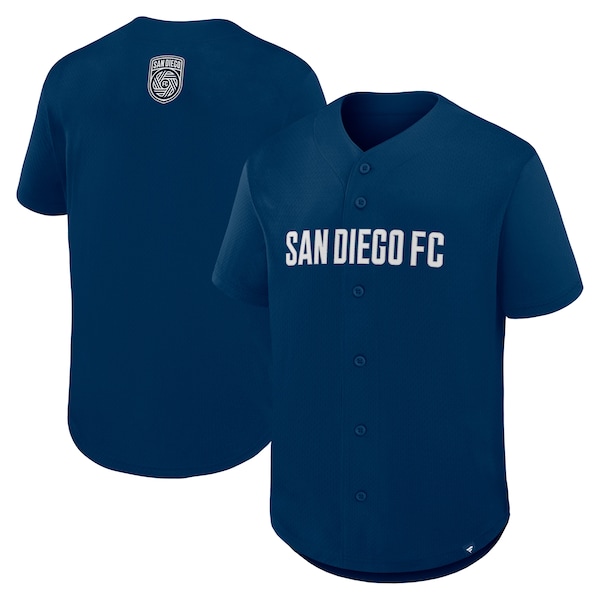 SAN Diego FC Fanatics Maximum Intensity Button UP Jersey Navy 2026/27