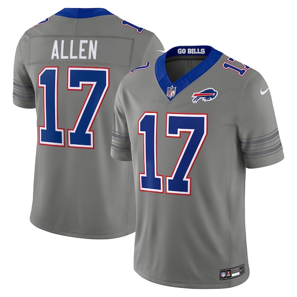 Josh Allen Buffalo Bills Nike Nickel City Vapor Fuse Stitched Limited Jersey Gray 2026/27